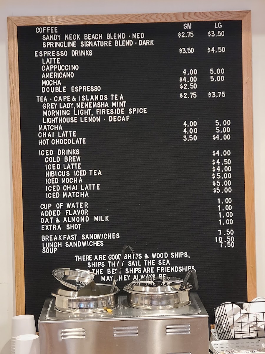 Menu Lighthouse Keeper's Pantry-2